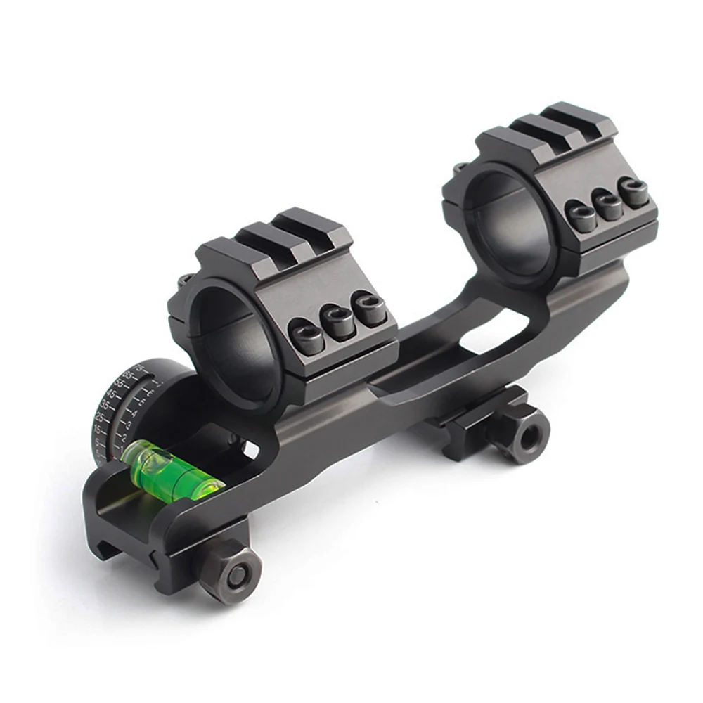 Spina Optics 25.4/30mm Picatinny Scope Mounts With Angle Bubble Level 1Inch Scope Rings For Picatinny Rail On Top - Image 2