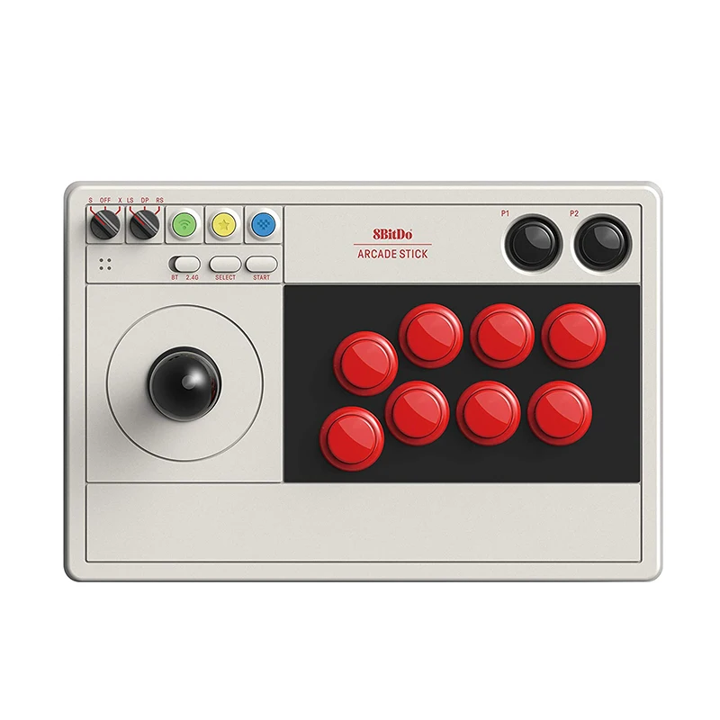 8Bitdo Arcade Stick Support Wired, Wireless Bluetooth and 2.4G with Receiver for Nintendo Switch Windows