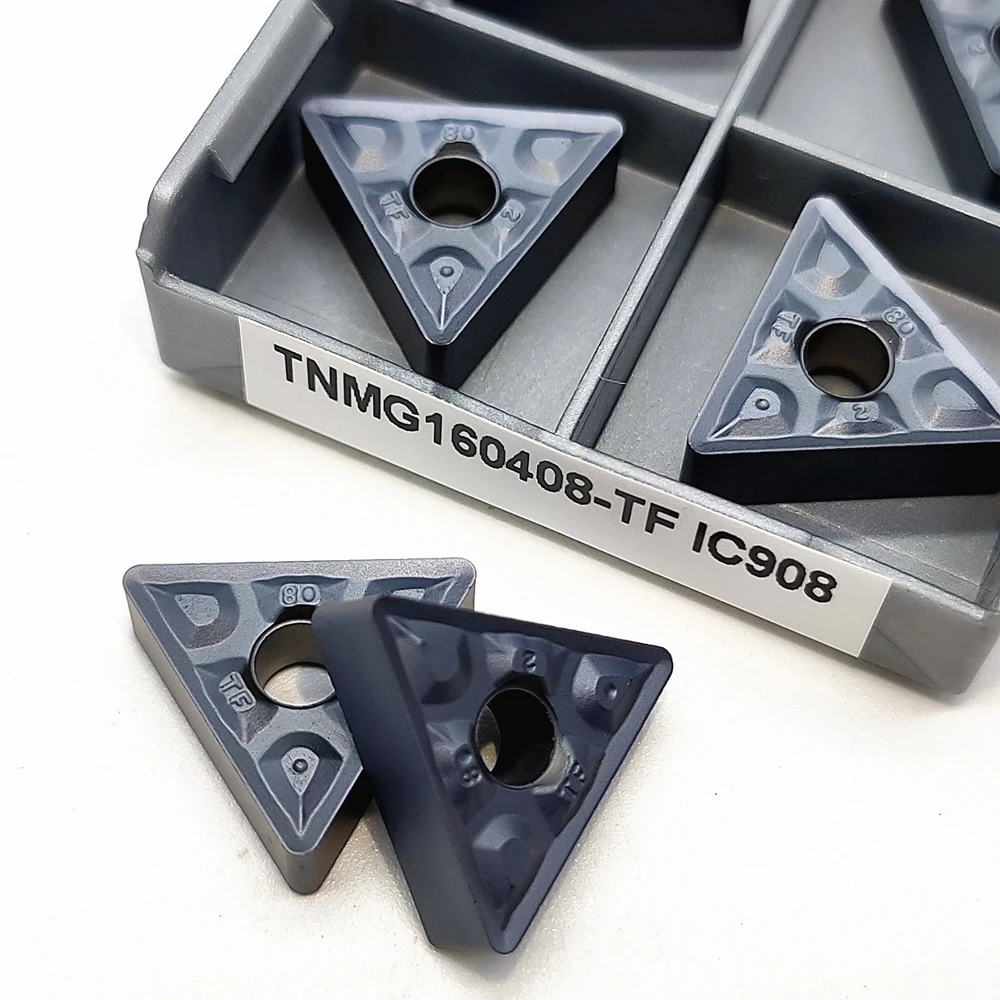 10 pz TNMG160408 TF IC907 IC908 utensili per tornitura esterna inserto CNC inserti in metallo duro di alta qualità utensile da taglio utensile da taglio