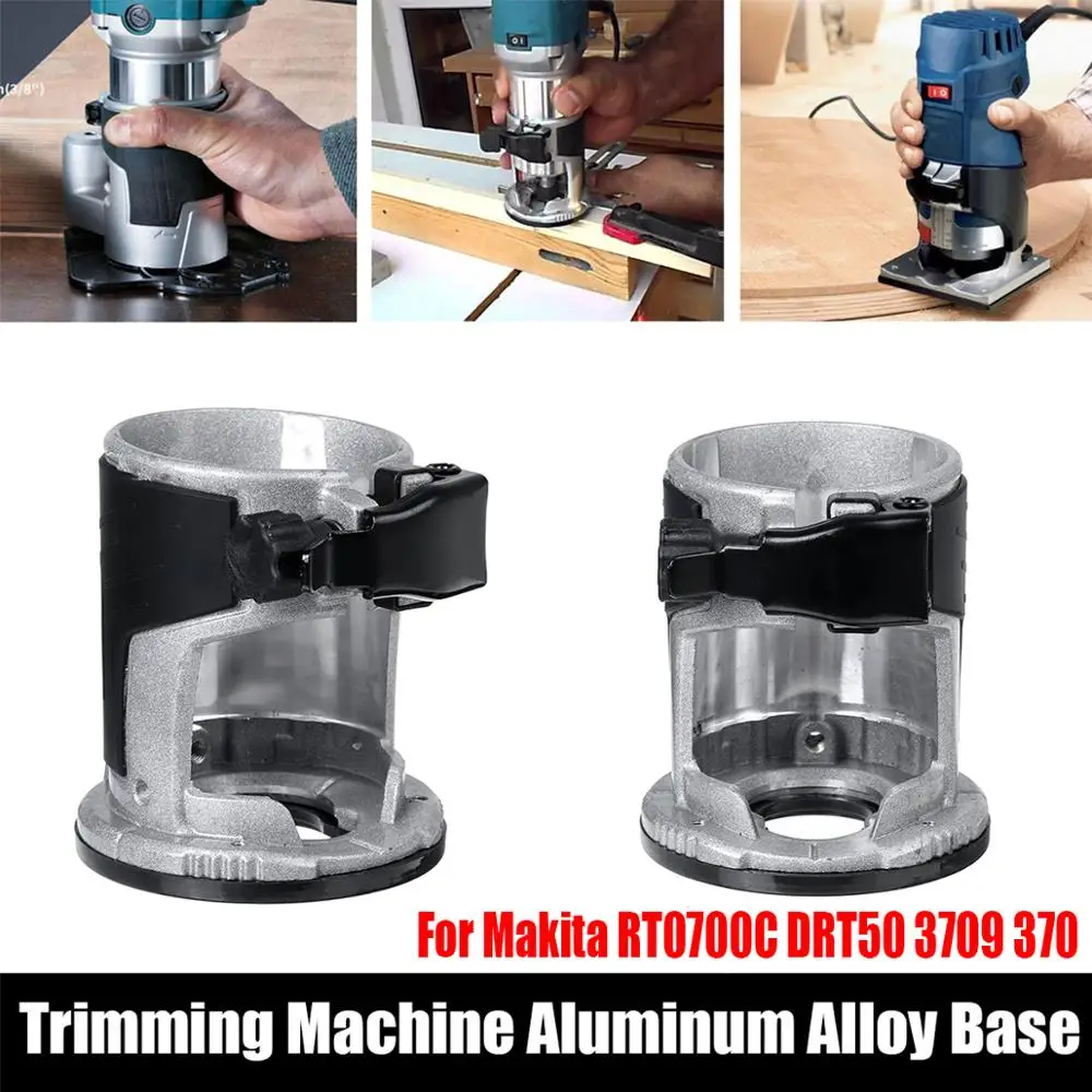 Trimmer Base Aluminum Alloy Base Board Woodworking Edge Cutter for Makita RT0700C DRT50 Electric Trimming Machine