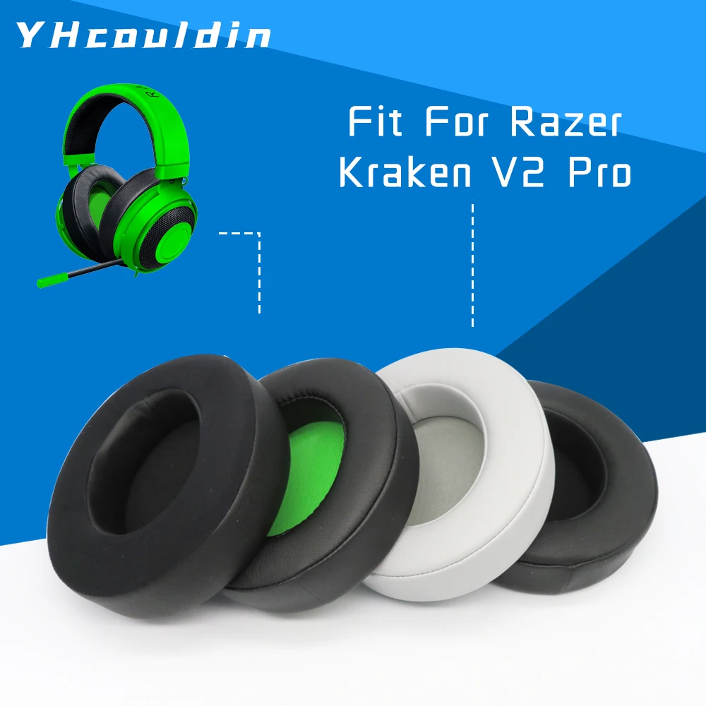 

Earpads Ear Pad Cushion Muffs For Razer Kraken PRO V2 Headphone Accessaries Compatible With Kraken 7.1 V2PRO