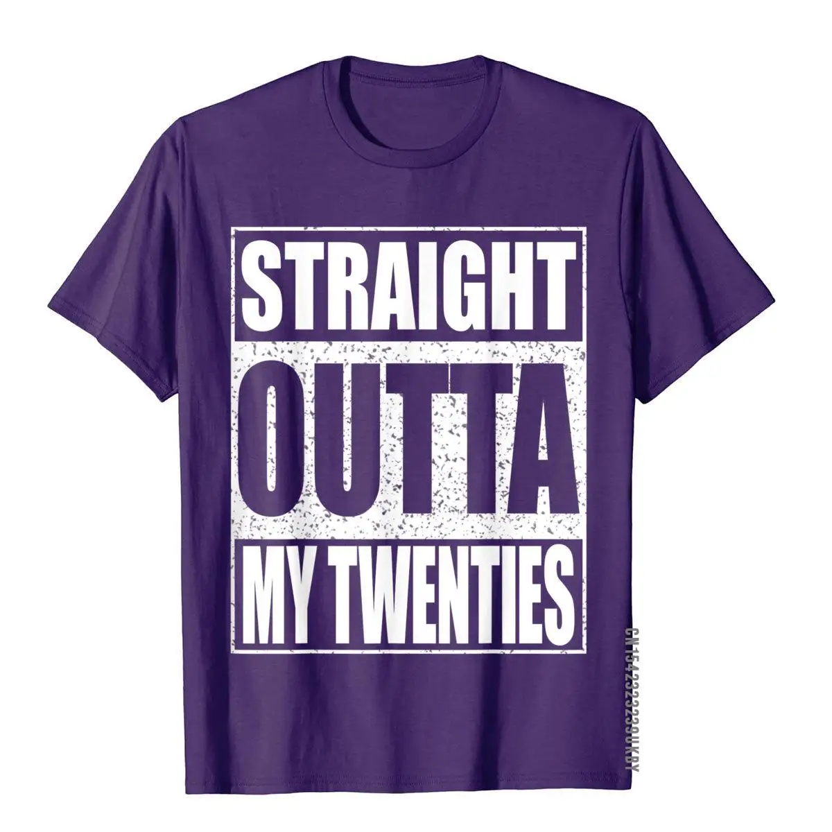 Straight Outta My Twenties T-Shirt 30th Birthday Gift T-Shirt Moto Biker T Shirt New Coming Cotton Men Tops Shirts Moto Biker