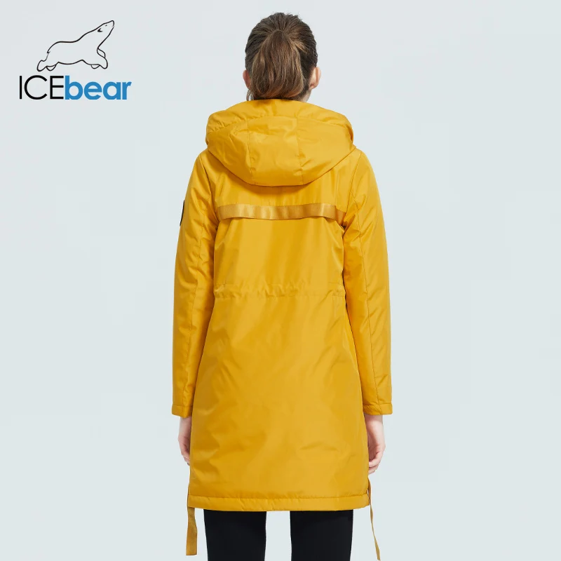 ICEbear-chaqueta con capucha para mujer, abrigo informal, parka de calidad, ropa de marca, GWC20035I, otoño, 2023