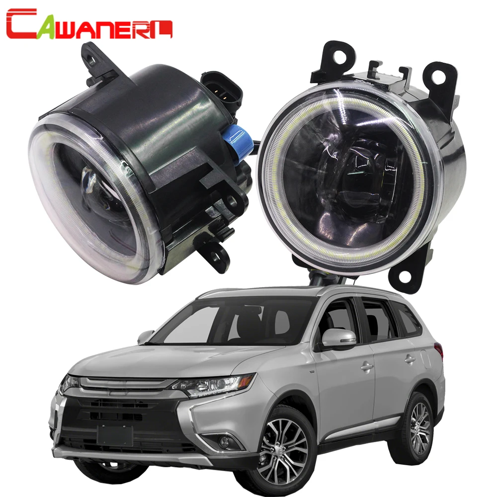 

Cawanerl для Mitsubishi Outlander II CW_W закрытый внедорожник 2006-2012 автомобиль 4000LM светодиодные противотумансветильник фары Angel Eye DRL 12V 2 шт