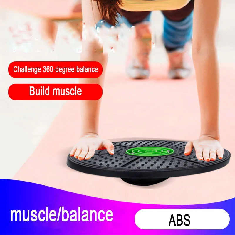 Yoga Balance Board Fitness Exercise Training Pedal Training Balance Board Warping Board Yoga Waist Twisting Fitness Equipment