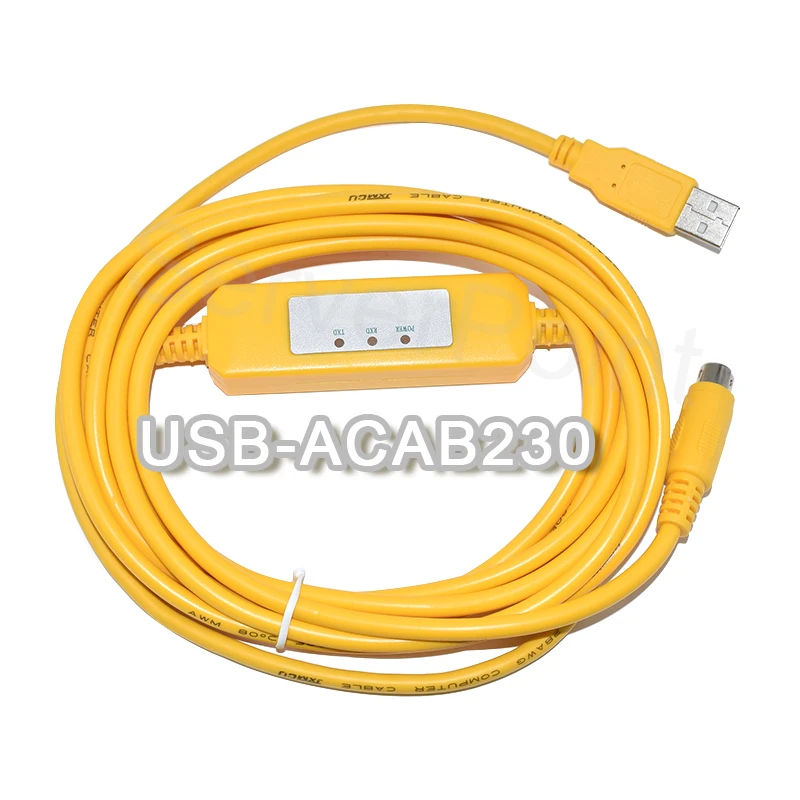 

Well Tested USB-ACAB230 USBACAB230 USB Interface Programming Cable For DVP Series PLC USB-DVP USB-ACAB230 PLC