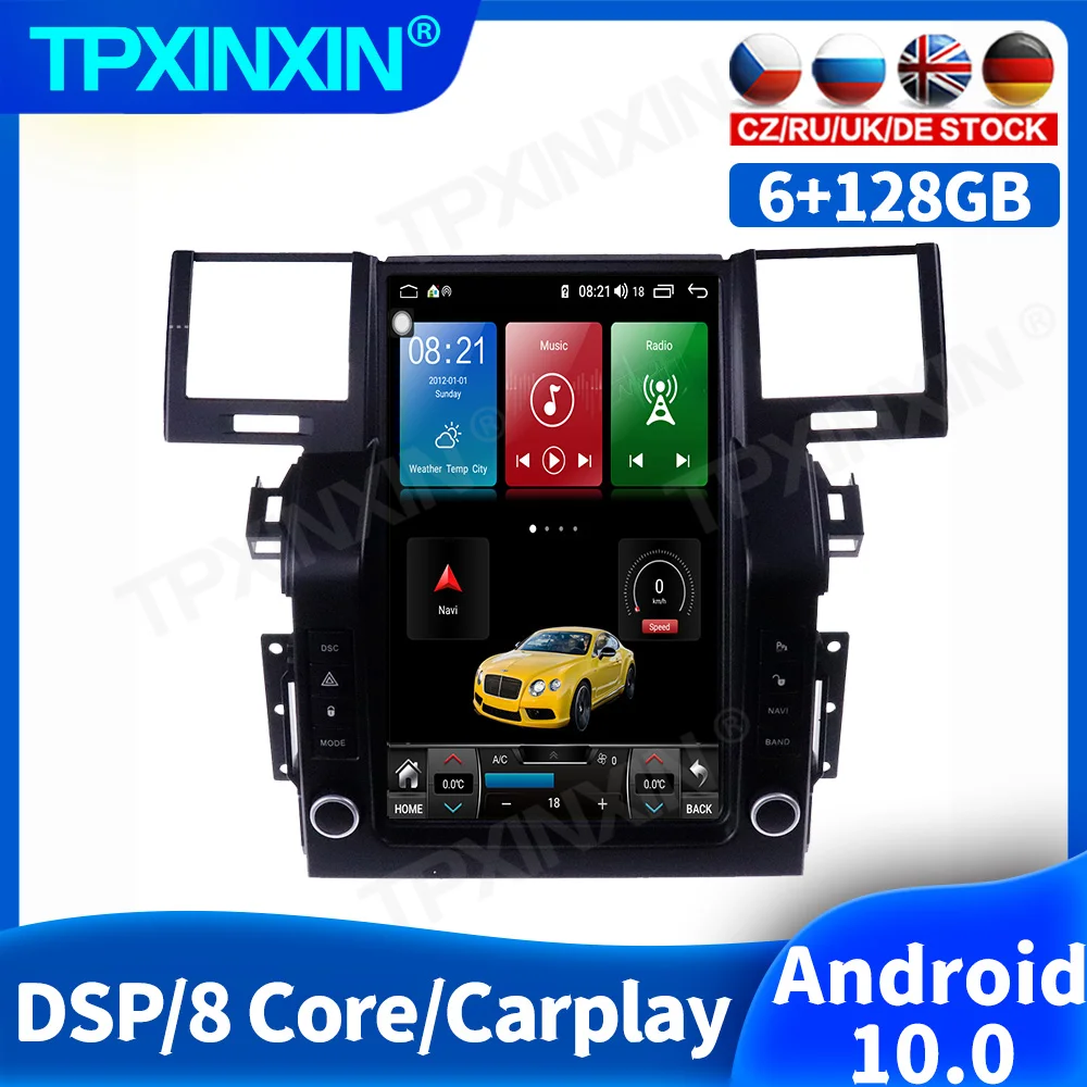 

Android 10.0 Tesla Style Screen Car Radio For Range Rover Sport 2005 - 2009 Multimedia Video Player Navigation Stereo GPS 2din