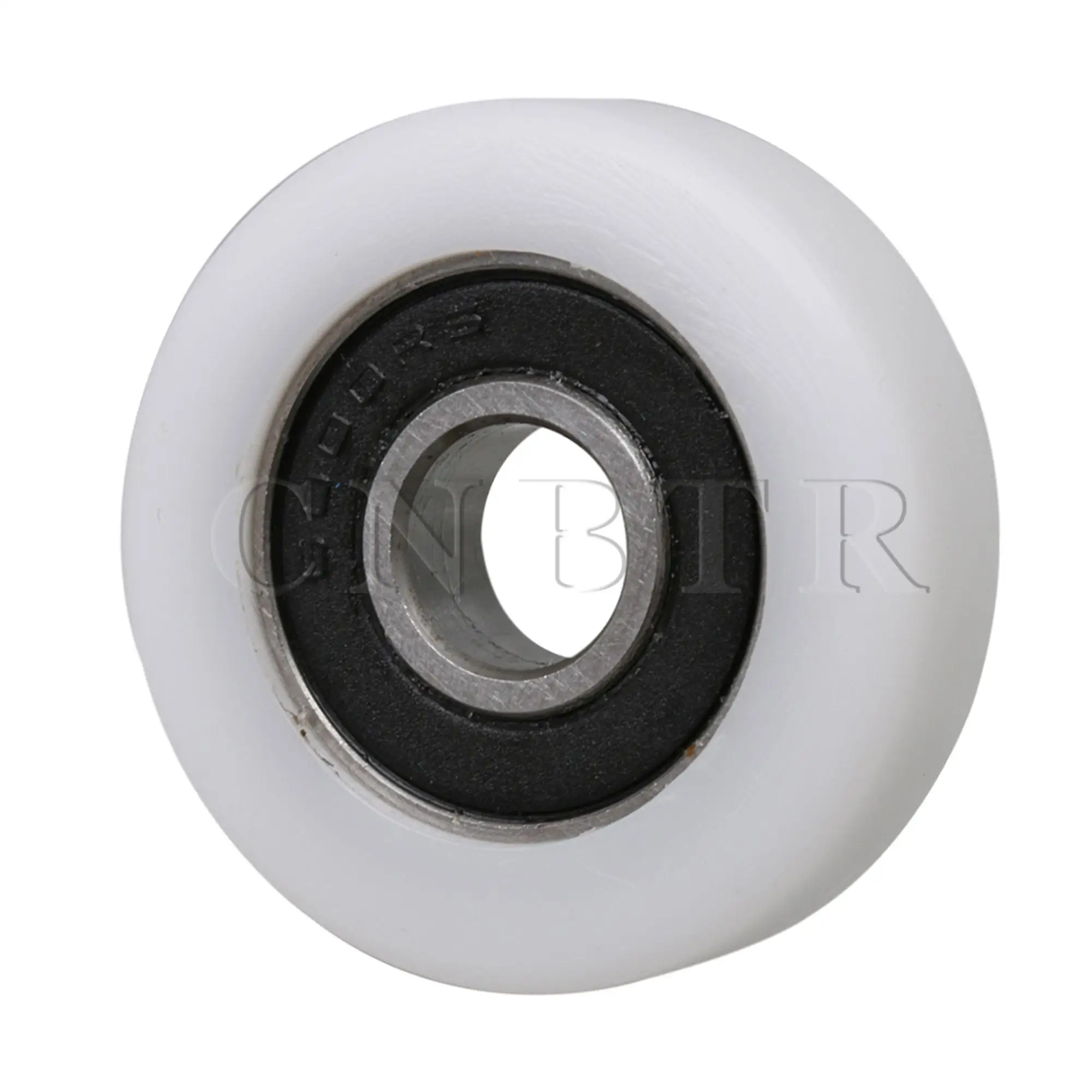 CNBTR 8 PCS 6000ZZ Flat Guide Sealed Rail Bearing Pulley for Drawers Doors