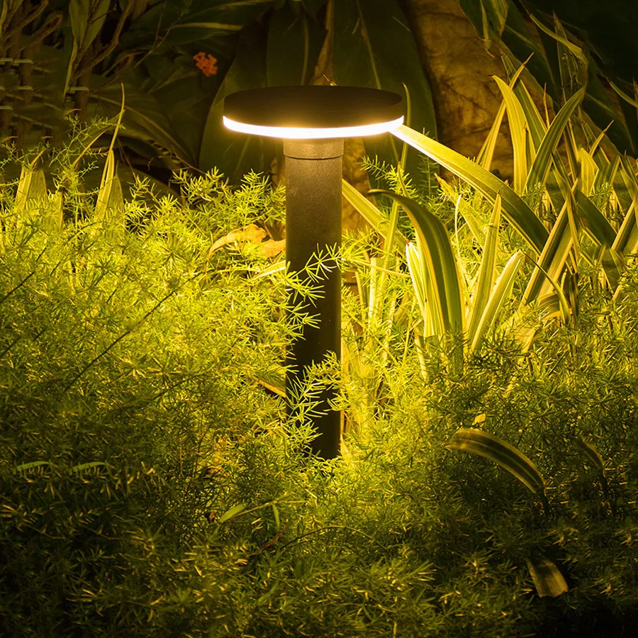 Imagem -04 - Thrisdar-modern Outdoor Garden Pathway Post Luz Bollards Engenharia Luz Lawn Pillar Lamp Pátio e Paisagem 30 cm 60 Centímetros