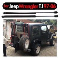 Puntales de Gas para ventana trasera de coche, soportes de elevación de choque para Jeep Wrangler TJ Series 1997-2006, 645MM, izquierdo y derecho, 2 uds.
