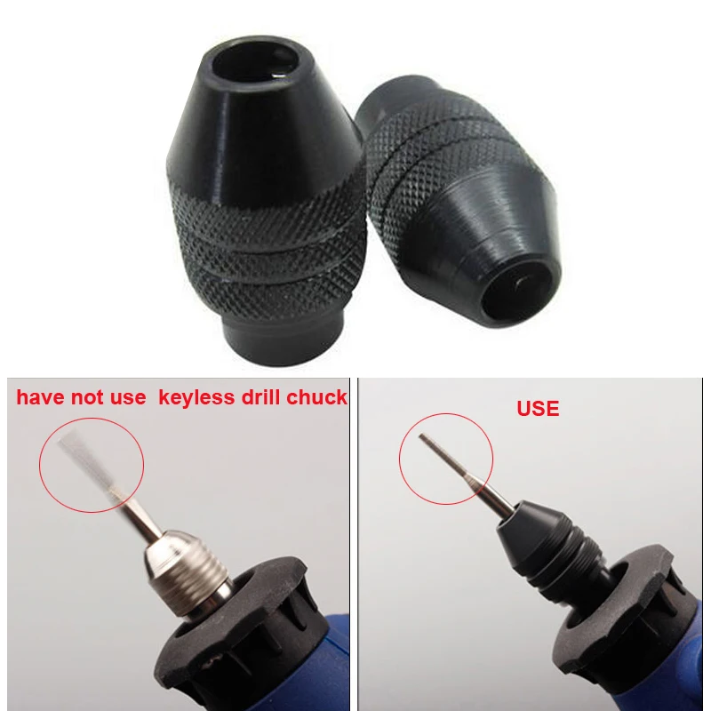 Accesorios Dremel grabador multiportabrocas sin llave para herramienta rotativa Dremel, Portabrocas múltiple sin llave para Mini Taladro