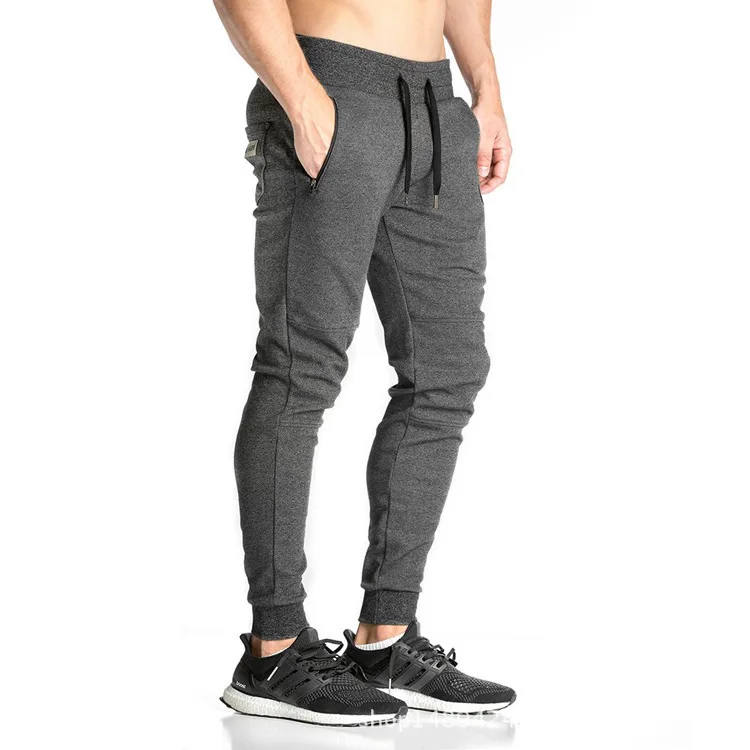 Men's sports pants in Europe and the United States exercise leisure running fitness tights