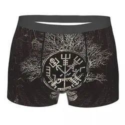 Vegvisir i Tree Of -Yggdrasil Vikings kalesony Homme figi bielizna męska przewietrzyć