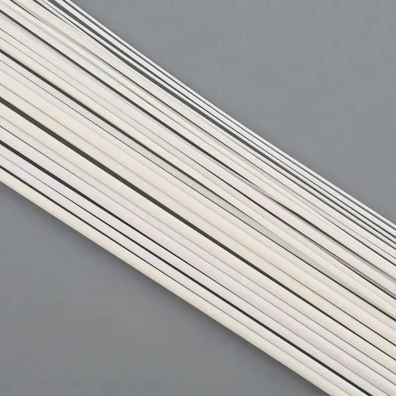 30pcs Round Styrene ABS Rods 500mm ABS04 0.5/0.8/ 1/1.5/2/2.5 mm in Diameter 500mm long