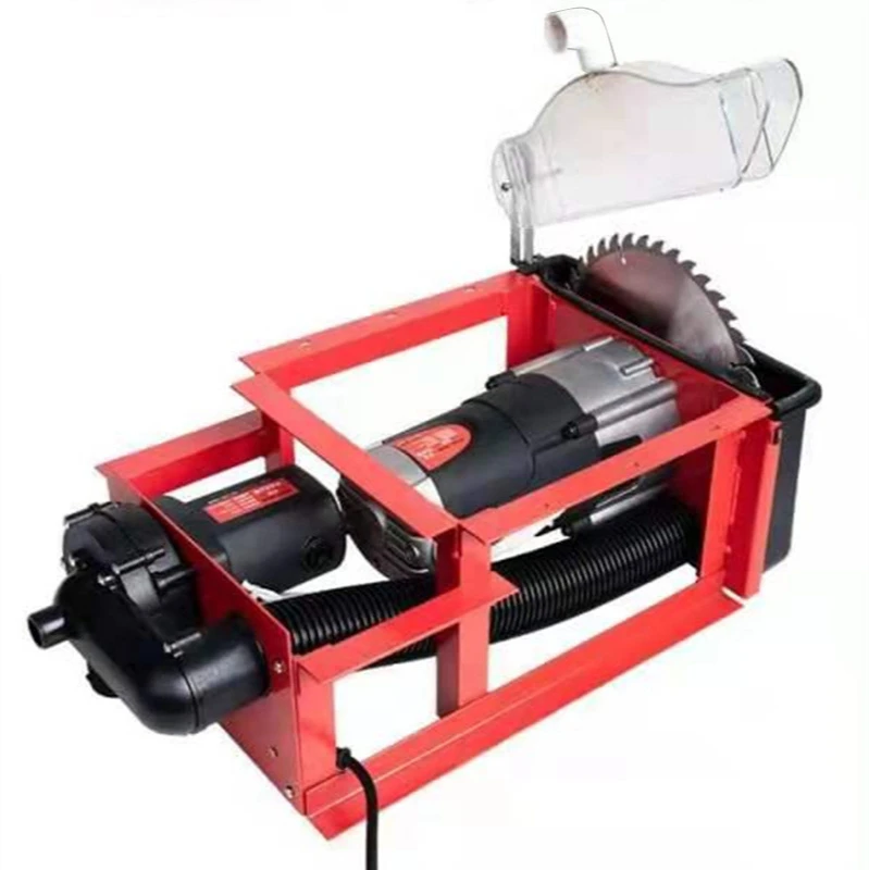 9 inch Electric Table Saw Woodworking Dust-free Saw Flip Cutting Saw Gypsum Board Dust-free Cutting Machine Panel Saw