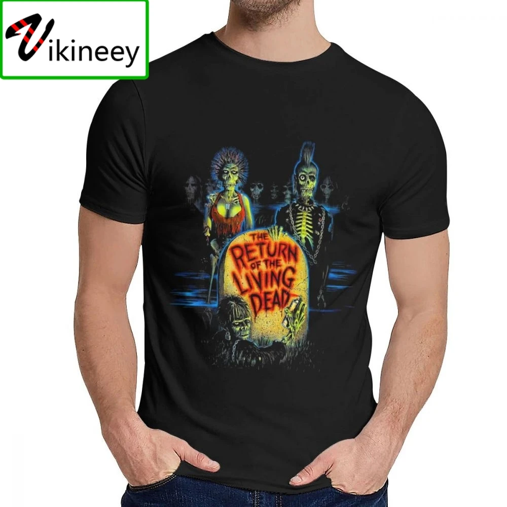 Camiseta de "el regreso de los muertos vivientes" Hallowmas ", Camiseta de algodón suave 100% Premium con cuello redondo para el día de Navidad