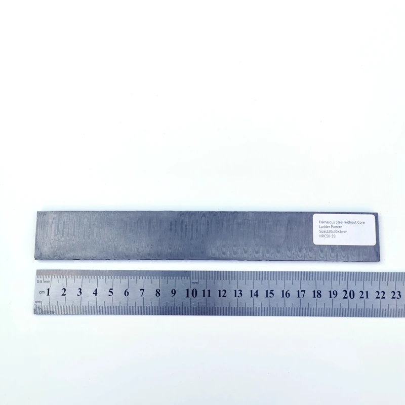 220*30*3mm Stainless damascus steel billet NO CORE knife blade steel knife making steel bar DIY knife