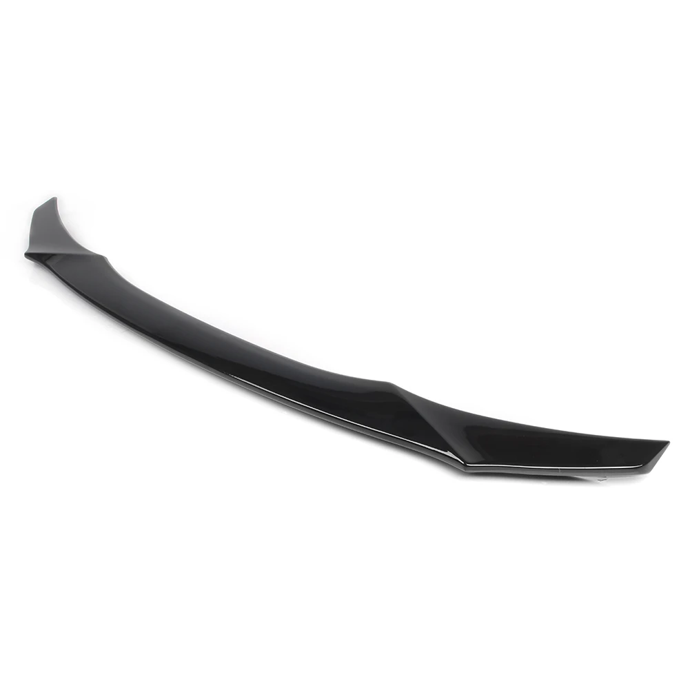 Glossy Black Car Rear Tail Trunk Wing Spoiler Lip Cover Trim For Mazda 3 Axela 2019 2020 ABS Plastic