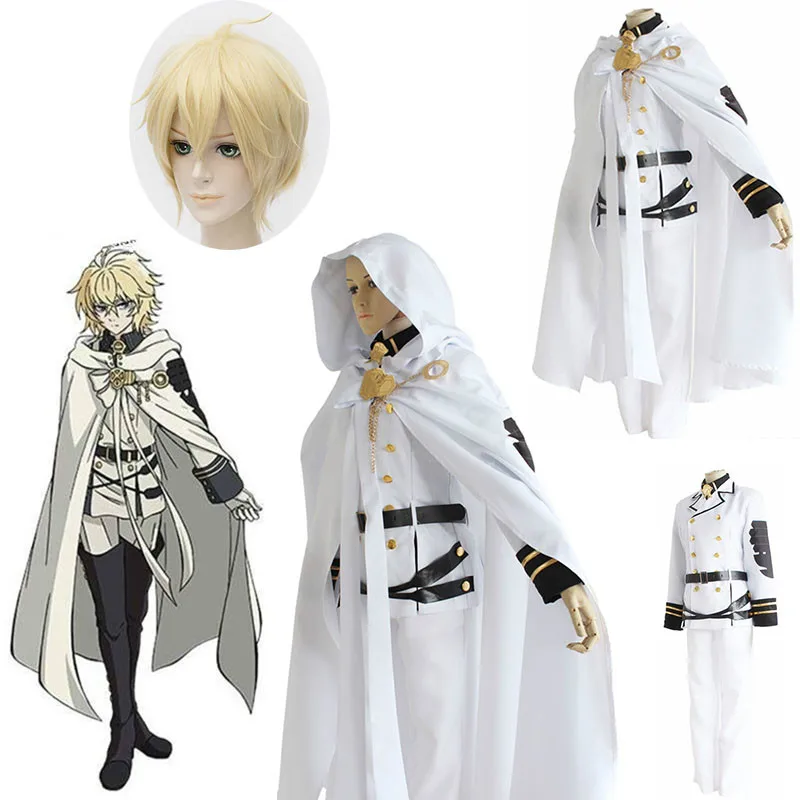 Anime Seraph Of The End Vampire Reign Cosplay Costumes Mikaela Hyakuya Cosplay Costume Halloween Party Owari No Seraph Cosplay