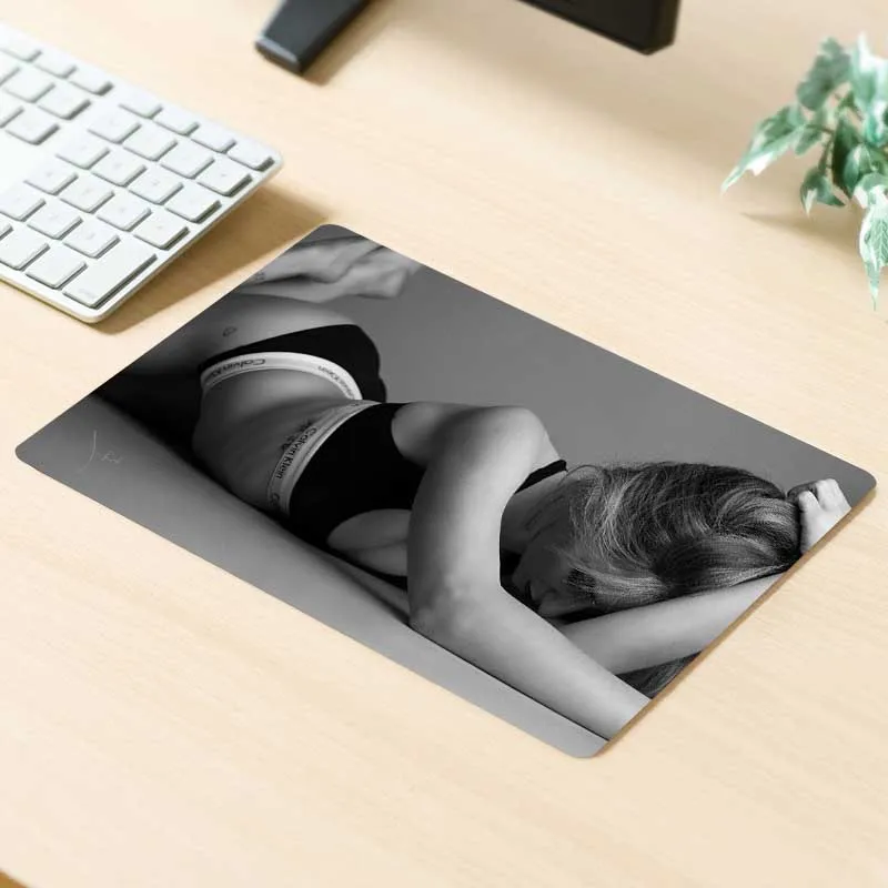 Mairuige الألعاب ماوس الوسادة مثير فتاة عارية الحمار الكبير صور HD مكتب الكمبيوتر ماوس الوسادة لوحة المفاتيح الجدول حصيرة المطاط المشارب عدم الانزلاق #3