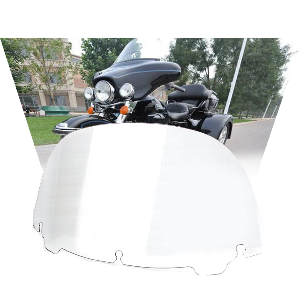 Motor Accessory Clear 10.5\'\' Windshield Fairing Windscreen Cover For Harley Electra Street Glide Ultra Classic Trike 2014-20 New