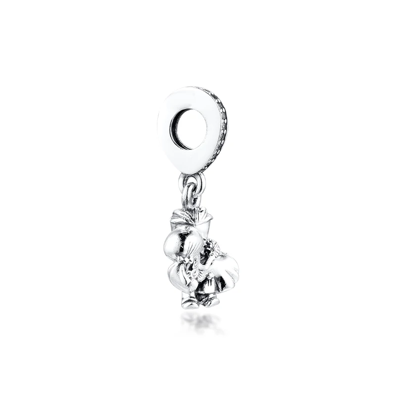 

Married Couple Dangle Charm Jewelry Components Halloween 2020 New Mum Bracelet Femme Hot Sale 925 Sterling Silver Beads Pendant