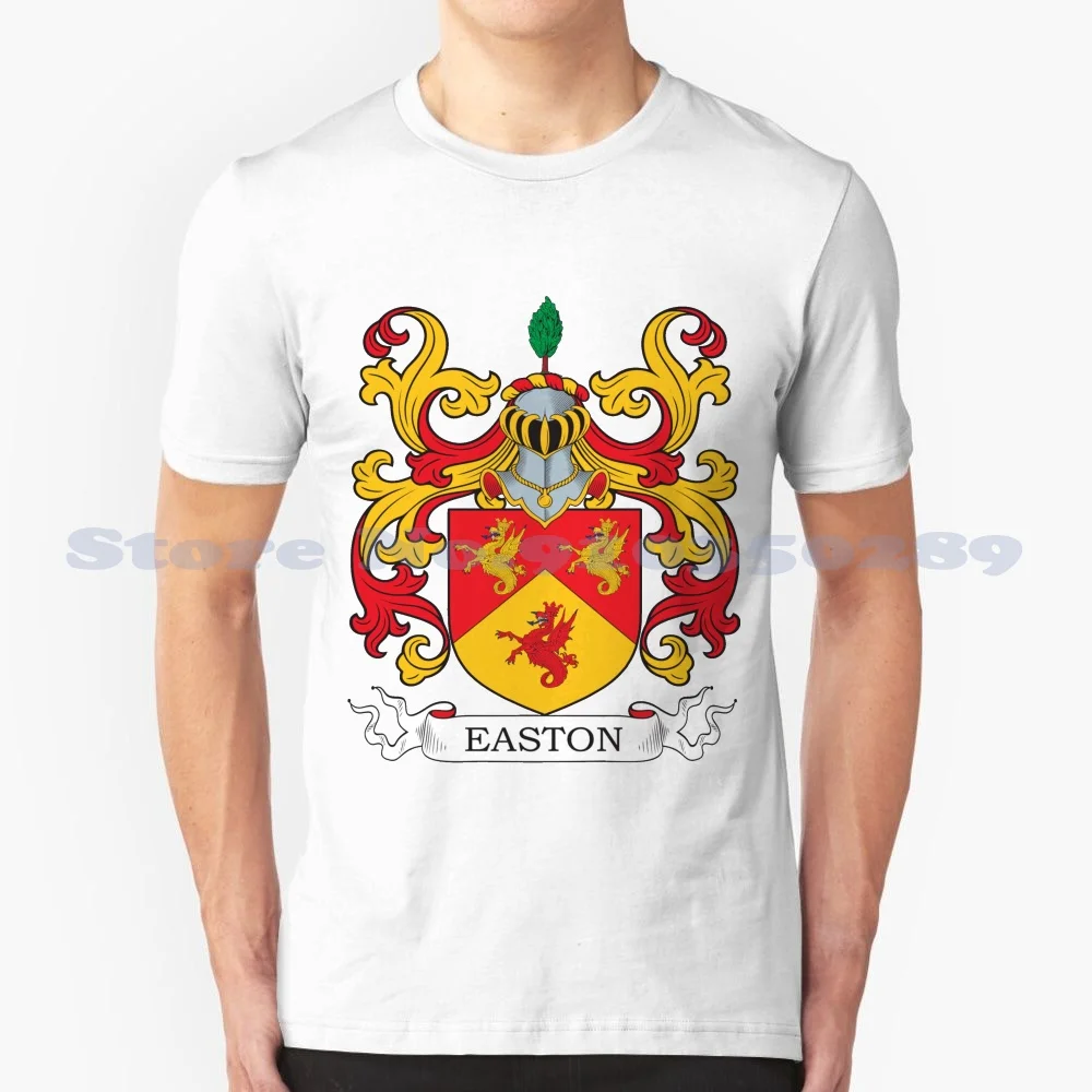 Coat Of Arms 100% Cotton T-Shirt Family Crest Coat Of Arms Heraldry Last Names Surnames Genealogy