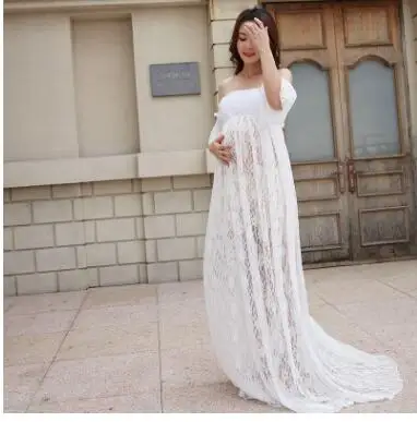 

Elegant lace dress Maternity coat photography props dress maternity clothes Pregnancy Fantasy Photo props dress Maternity