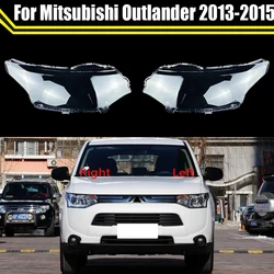 For Mitsubishi Outlander 2013 2014 2015 Headlight Cover Headlights Shell Transparent Lampshade Headlamp Cover Lens Glass Caps