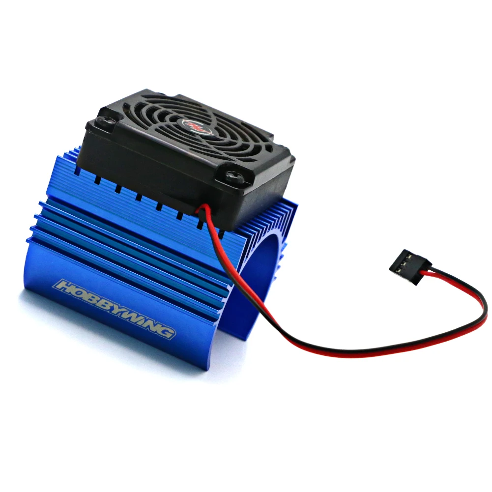 hobbywing 1: 8 RC Car Motor Radiator + 5V cooling fan assembly suit for Hobbywing 4465 3665/3674 motor