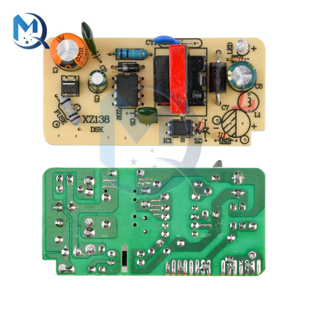 AC 100V 240V To 5V 2.5A Step Down Power Supply Module  Switching DC Voltage Regulator Converter Bare Board Repair 2500MA SMPS