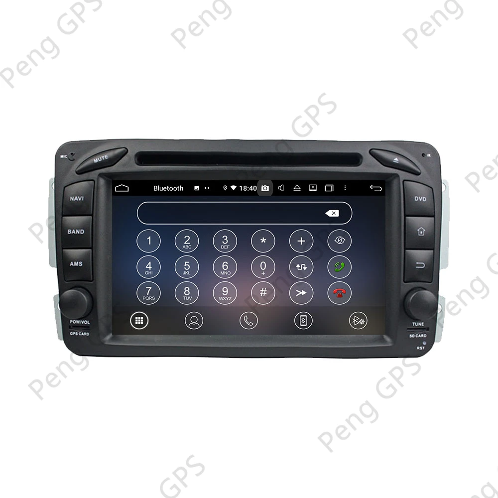 Car CD DVD Player For Mercedes Benz C-Class W203 Android Stereo Touchscreen Multimedia GPS Navigation Radio DSP Carplay 8 Core