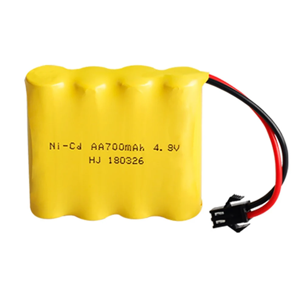 Aa 4.8V 700Mah Oplaadbare Ni-Cd Batterij Sm Plug Voor Rc Speelgoed Elektrische Auto Robots Boten guns Accessoire Onderdelen 1-10 Stuks