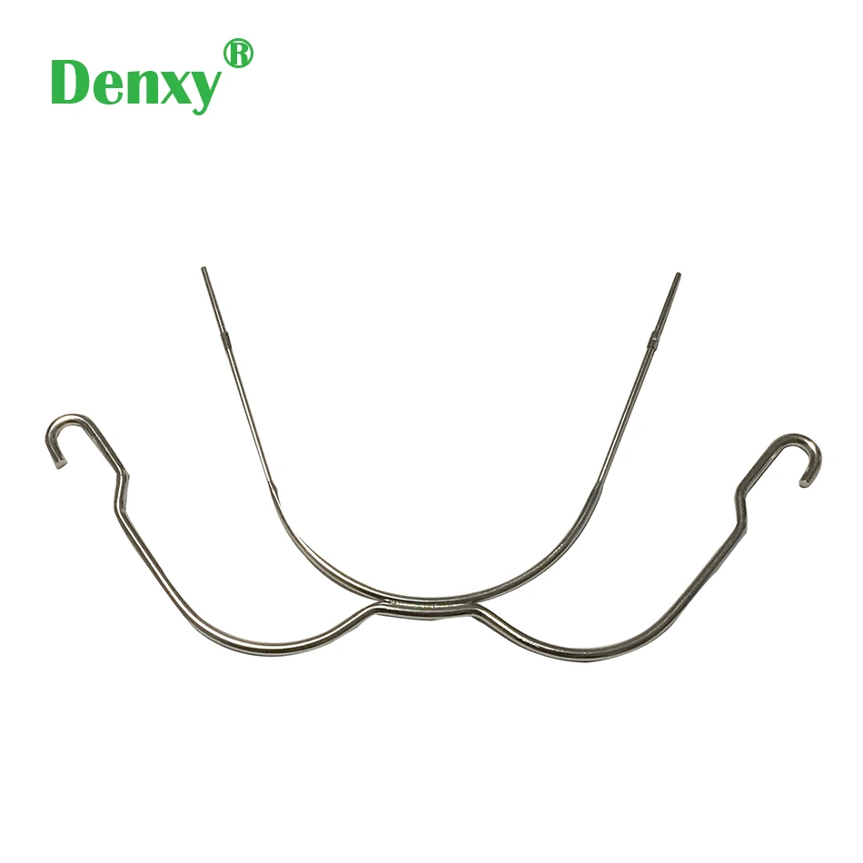 Denxy 3pcs Dental Orthodontic Face Bows Extraoral Face Bow Dental Asymmetry Type Promotion Face Bow Orthodontic Bracket Headgear