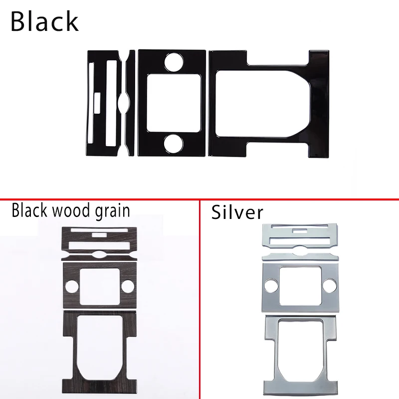 For Land Rover Discovery 4 LR4 2010-2016 Car Styling ABS Gloss Black Center Console Gear Shift Frame Cover Trim Accessories