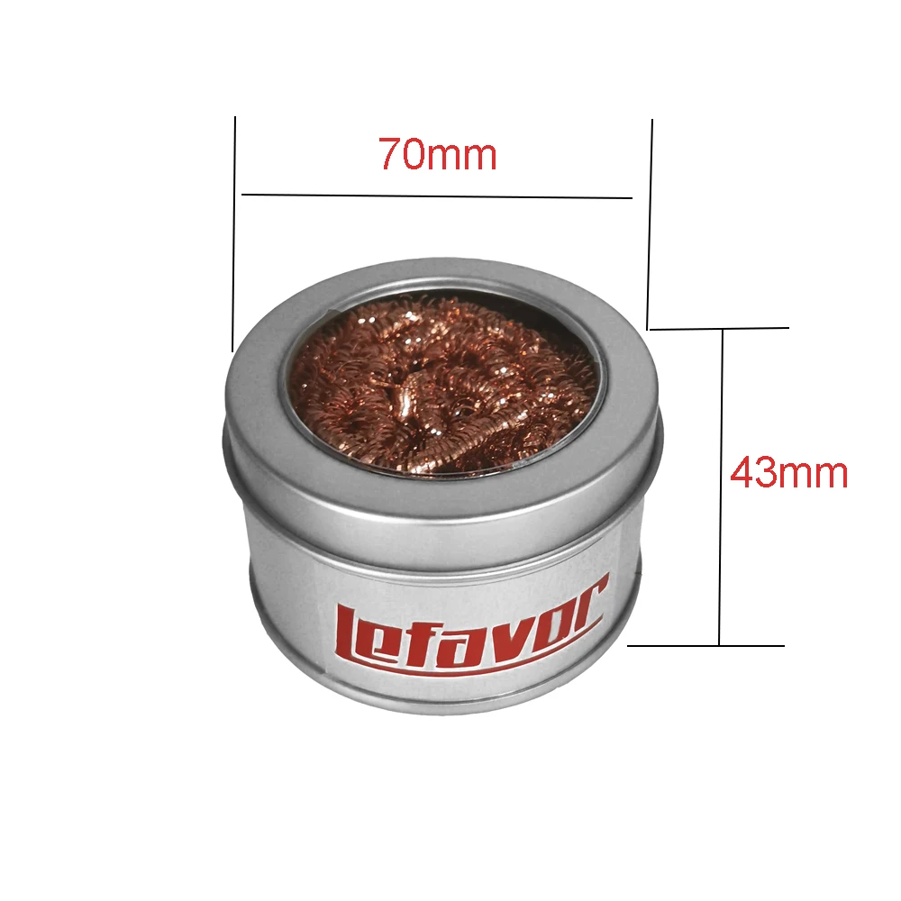 Soldering Iron Tips Cleaning Cleaner Ball Desoldering Soldering Iron Mesh Filter Cleaning Nozzle Tip Copper Wire Cleaner Ball