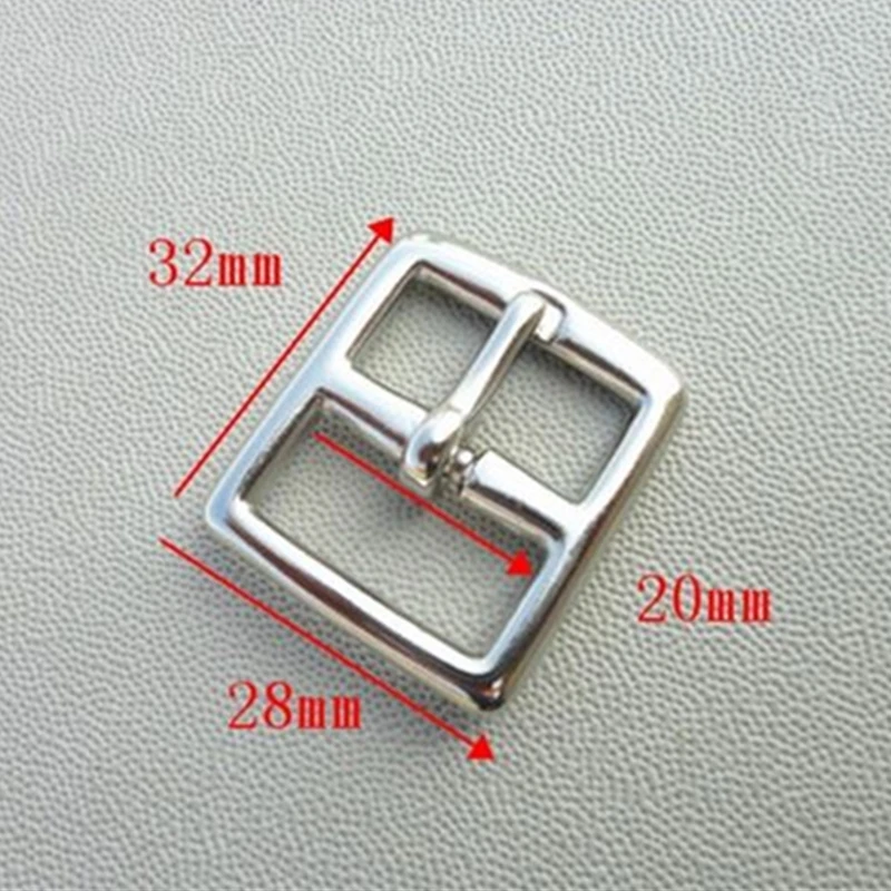 10pcs Stainless Steel Pin Buckle Garment Shoes Bag Stirrup Strap Buckle 20mm 23mm 26mm 29mm 32mm 34mm