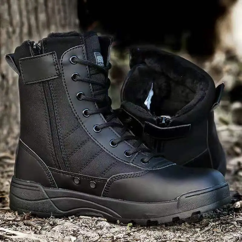 2024 Genuine summer tactical army fans high help desert combat boots tactics SWAT outdoor men\'s climbing shoes