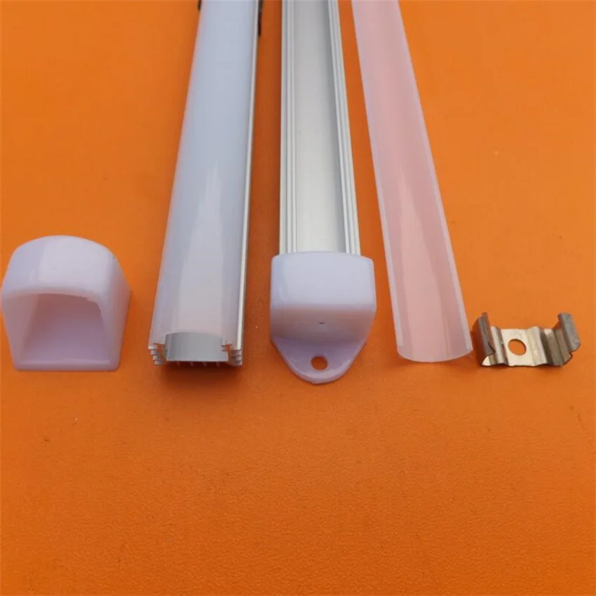 

2m/pcs Factory price slim led linear light aluminum profile customized silver color led channel for led strip light.