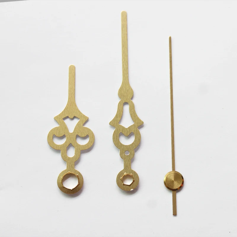Shaft Short Hands Gold (Just Hands) Metal Aluminum DIY Quartz Clock Accessory High Quality Kits
