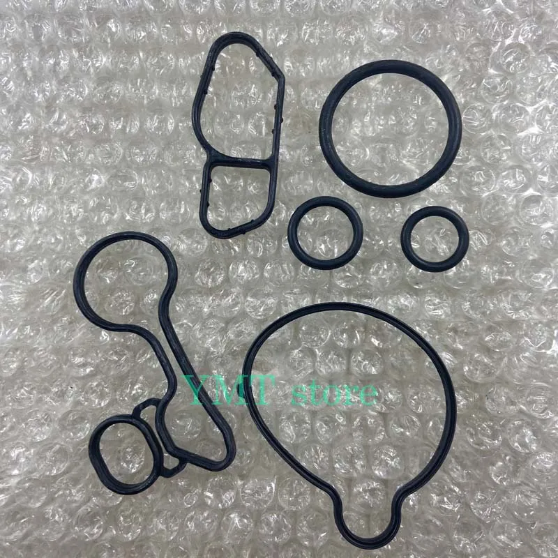 6PCS/Set Oil-Cooler Gaskets OE# 55566784 55565385 55568536 55568539 Fit For Chevrolet Cruze Sonic Trax Encore 1.4T Astra