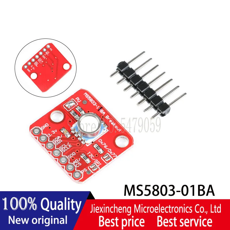 1PCS MS5803-01BA Hohe präzision wasserdichte flüssigkeit gas druck temperatur sensor modul