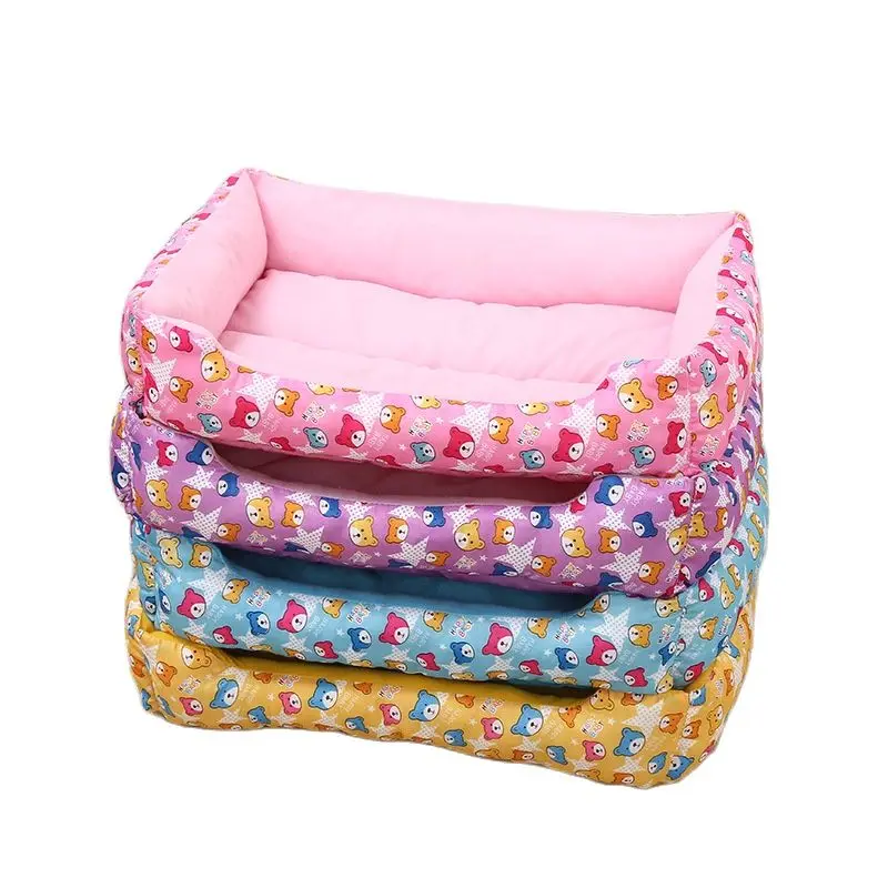 

Pet supplies four seasons general cat litter dog bed comfortable sleep happy park machine-washable two piece