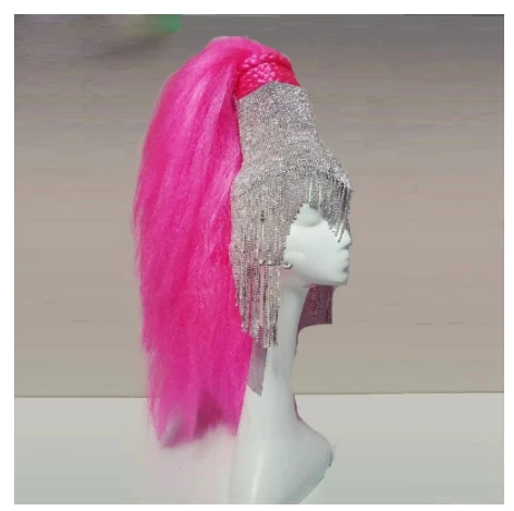 

Halloween cosplay wigs Holographic Burning Man Shiny Rhinestone Wig Headdress Head Pieces Rave Stage Dancer Dj Singer HeadWear