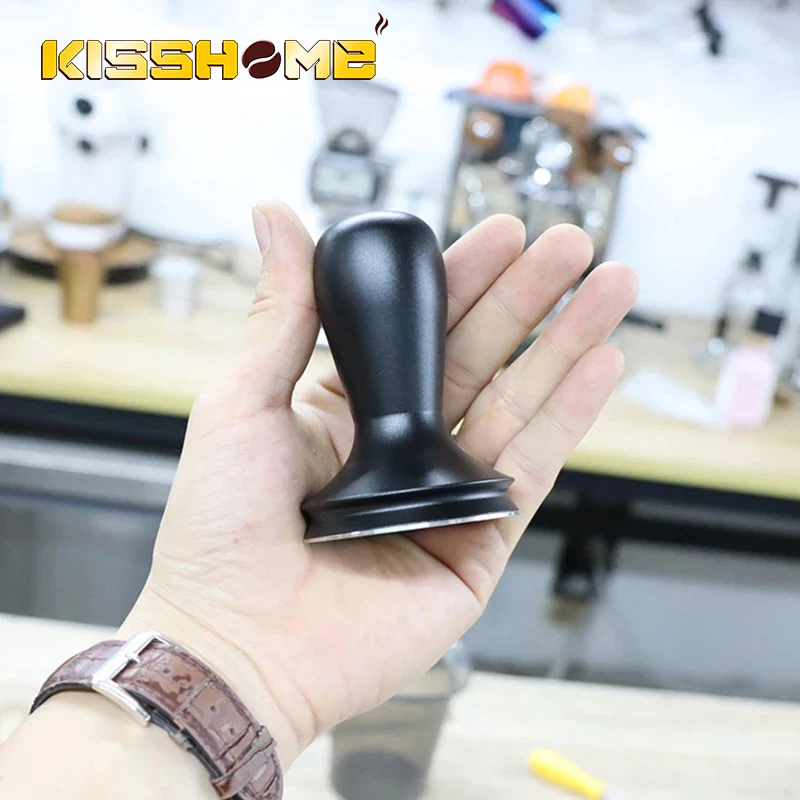 

Coffee Tamper 58MM 58.35MM Aluminum Alloy Handle Ultra-thin 304 Stainless Steel Base Powder Hammer Barista Coffee Accessories