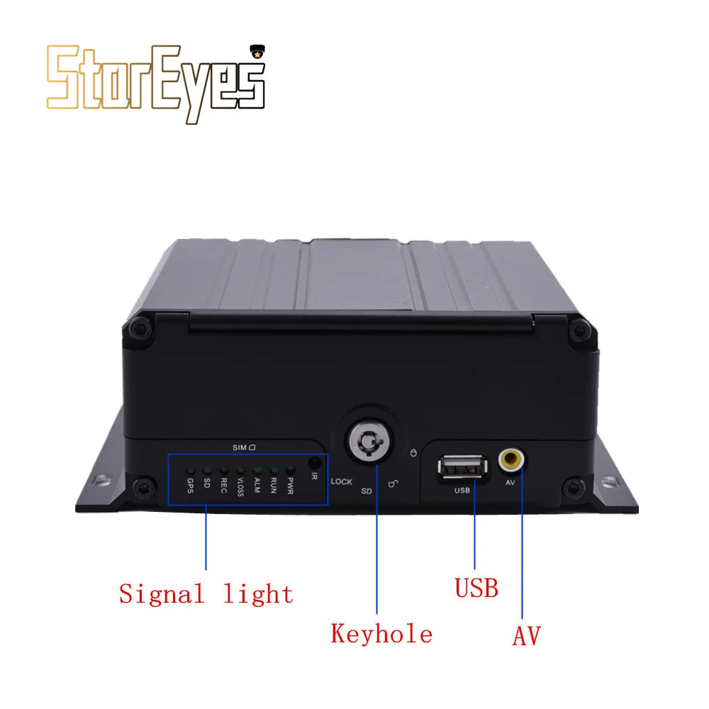 4 Ch AHD 720P HDD SD Card WiFi GPS 3G Mobile DVR for  Trailer Truck Taxi Vehicle Car School Bus