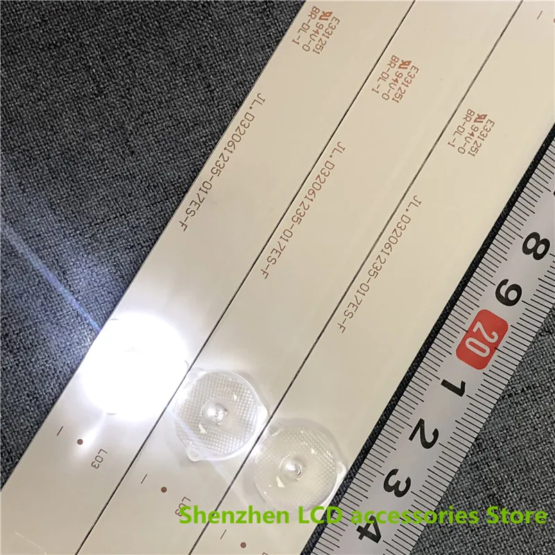 Barra de retroiluminación para televisor LCD, luz LED de 32 pulgadas, de aluminio, para nuevo LE32D99 LE32C11 JL.D32061235-017ES-F, 100%