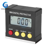 360 Degree Mini Digital Protractor Inclinometer Electronic Level Box Magnetic Base Measuring Tools