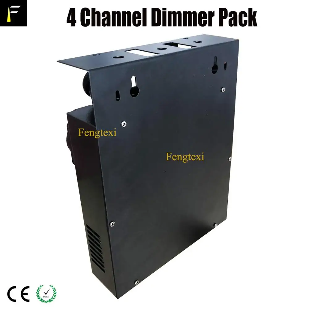 Stage Light Chase/Dimming Setting Box 4 Channels DMX Dimmer Pack with 6.3A Each Channels 230v for Show Performance