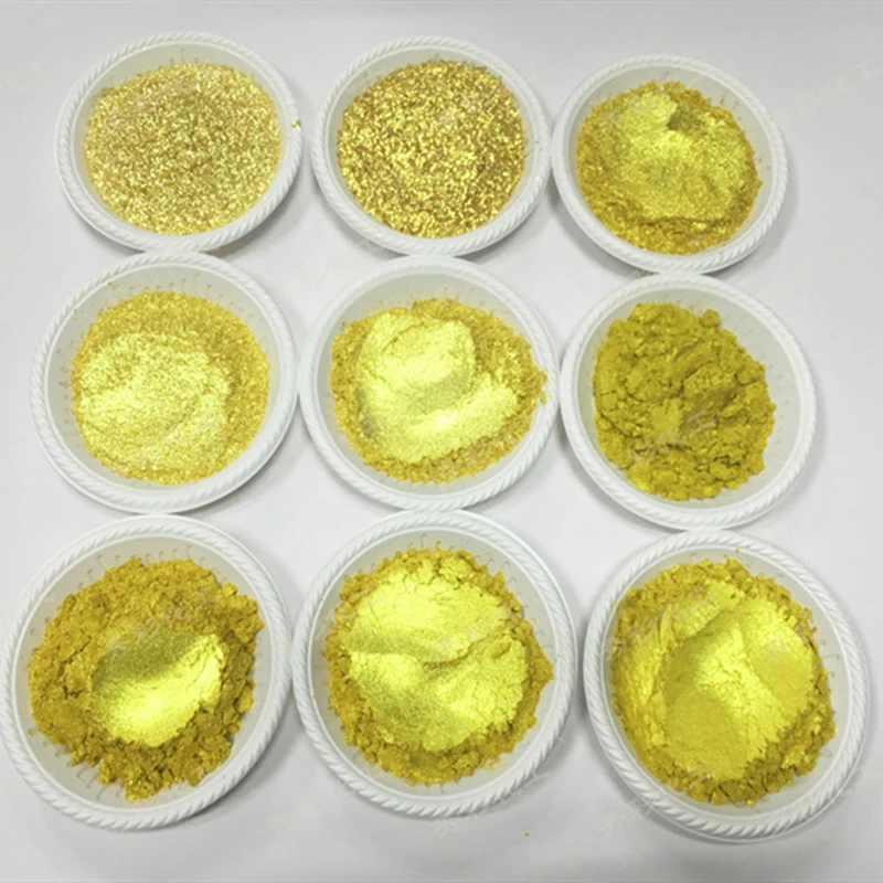 24K Gold Foil Powder Super Flash Imported Merck Gold Powder 999 Super Flash Gold Powder Ink Screen Printing Couplet Gold Powder